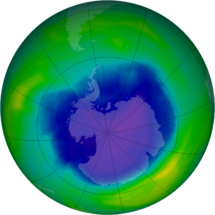 Ozone Map 1989-09-26